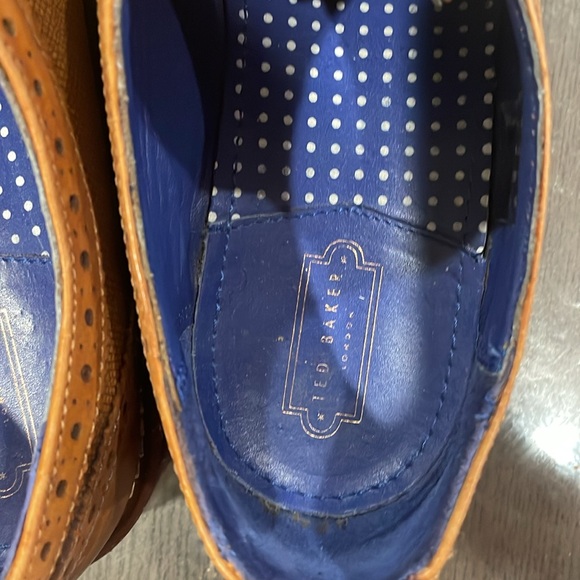 Ted Baker London men’s brown dress shoes size 10 - Picture 3 of 6